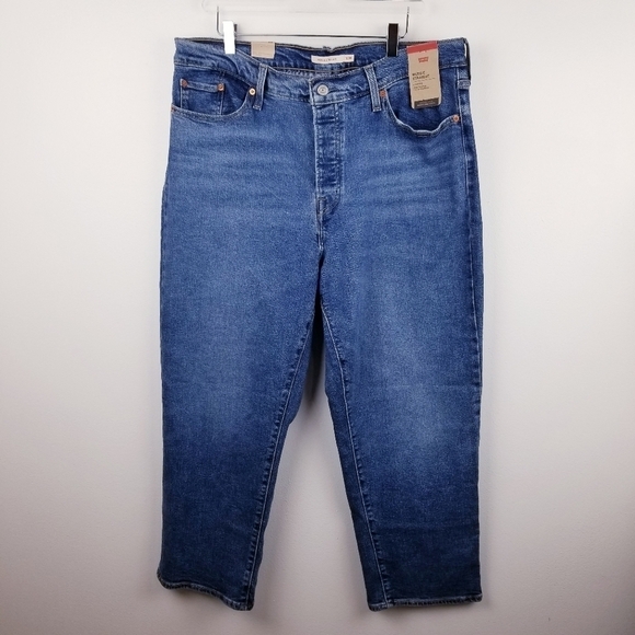 Levi's Wedgie Straight Fit A09770003 Button Fly Jeans NWT - Picture 4 of 14